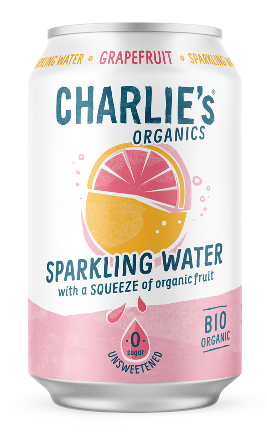 Charlies Organics Grapefruit | Tray 12x330ml