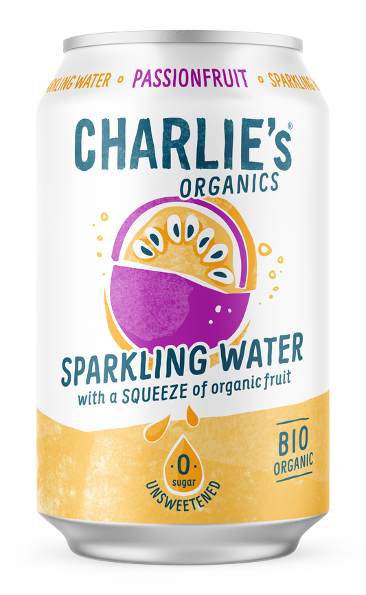 Charlies Organics Passionfruit | Tray 12x330ml